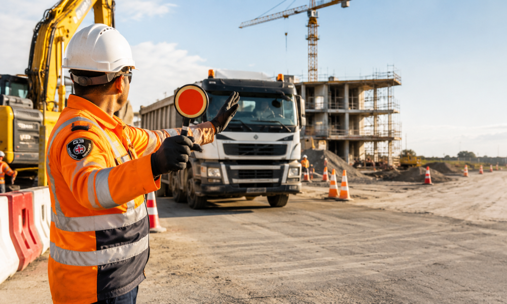 traffic marshals construction site safety