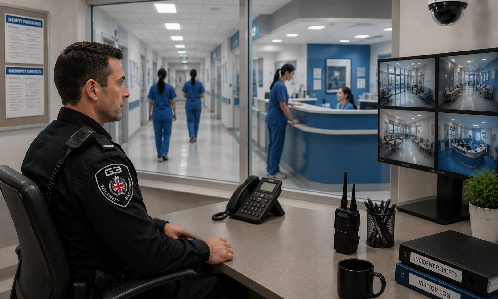 build hospital security plan